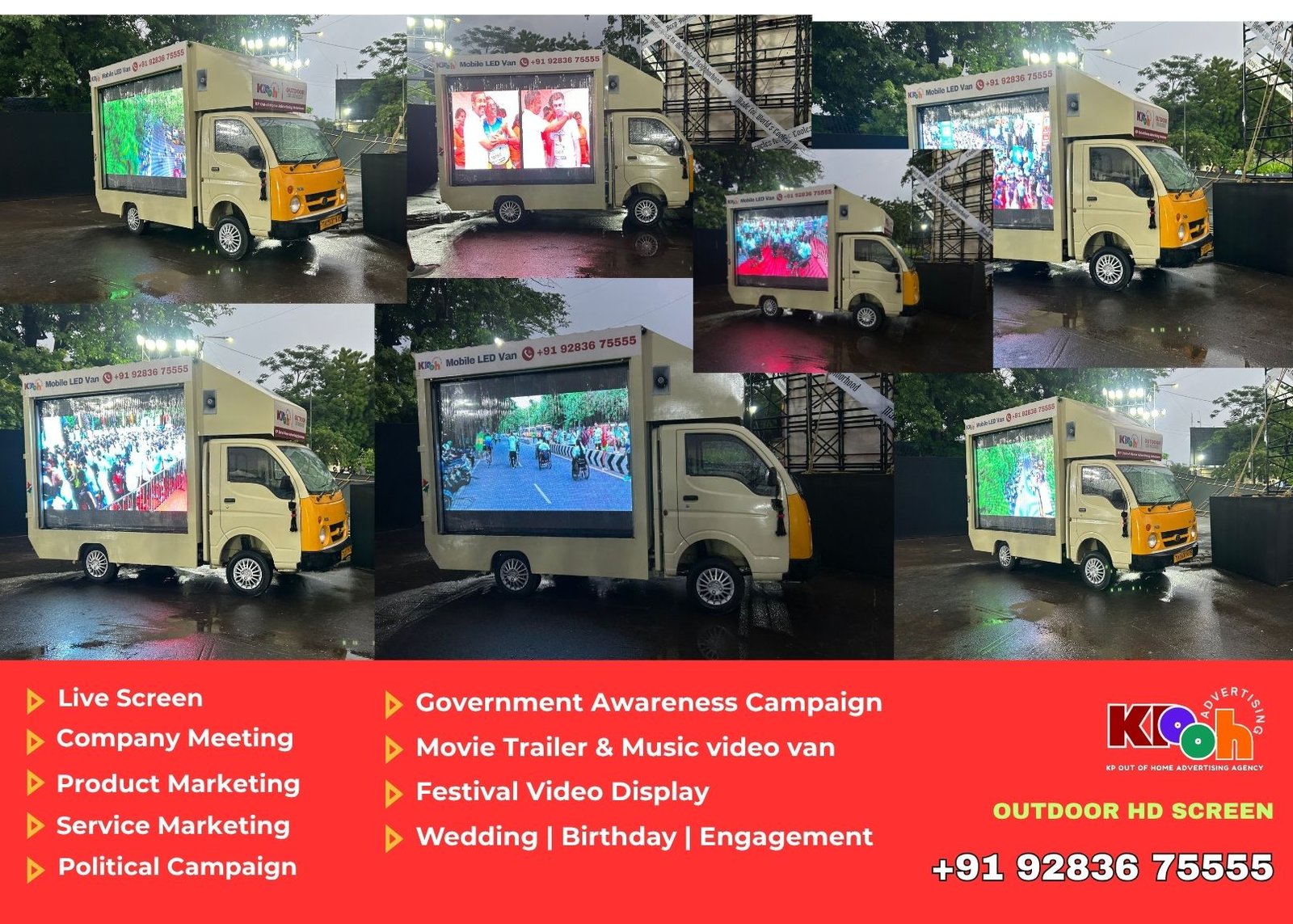LED VIDEO VAN RENTAL
