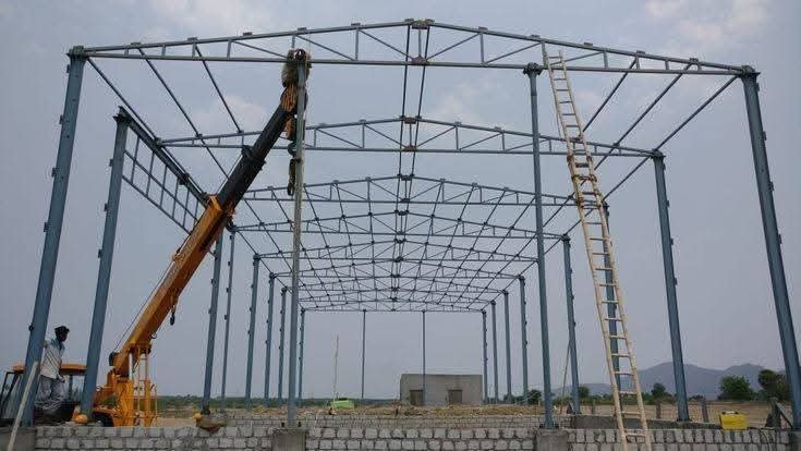 Industrial shed fabrication