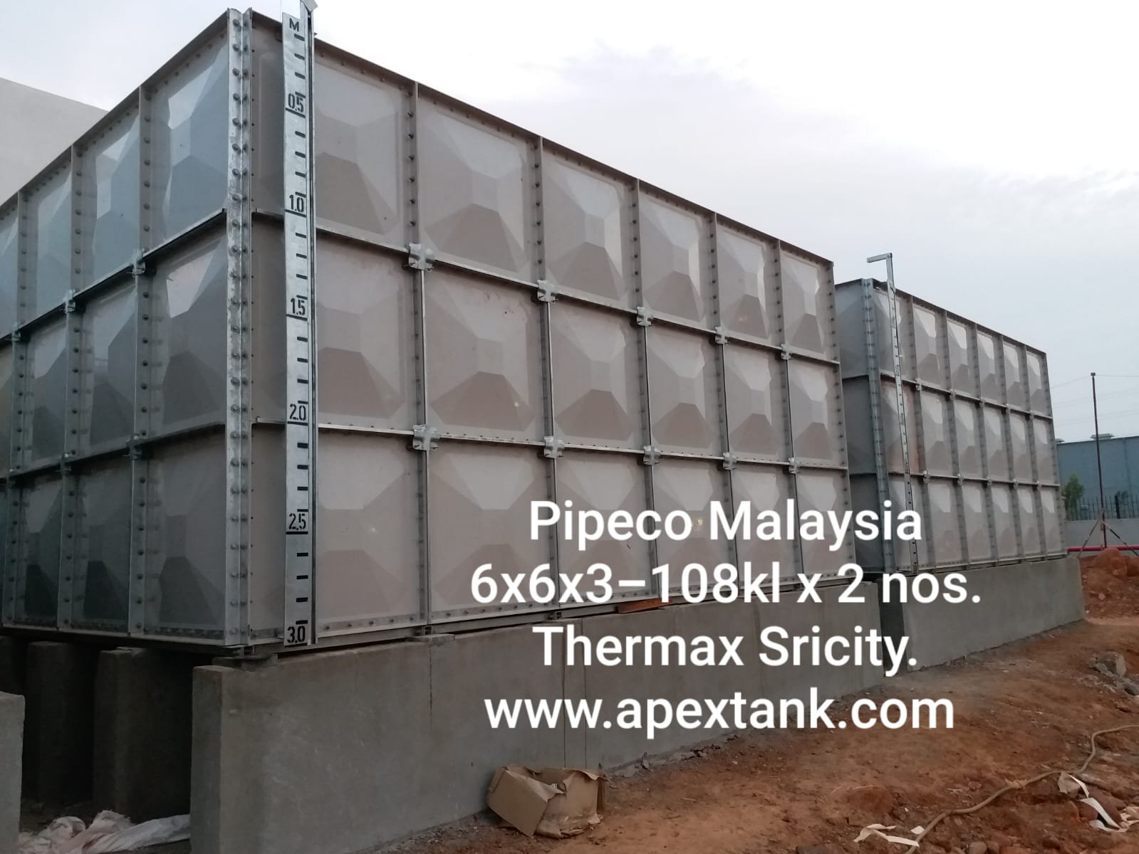 GRP SMC Panel Tanks